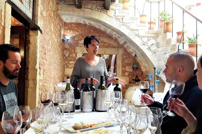 2-Hour Wine Tasting & Food pairing in Rethymno, Crete, Greece - Inside Veneto’s 600-Year-Old Stone Cellar