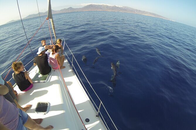 5,5 hours Private Sailing Trips from Heraklion to Island of Dia - Snorkeling on Dia: gear included and floaties help