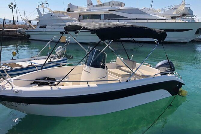 BOAT RENTAL per Hour from Hersonissos Crete - Food and Drinks: Cool-Box Convenience Without Package Pressure