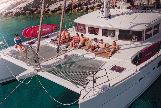 Catamaran Cruise to Dia Island with Meal and Water Activities - Dia Island itself: bay of Saint George, an Aegean church, and wildlife spotting