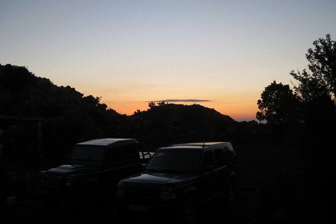 Chania 4x4 Sunset Safari Tour - The first village passes: Patelari, Varipetro, and Alikianos set the pace