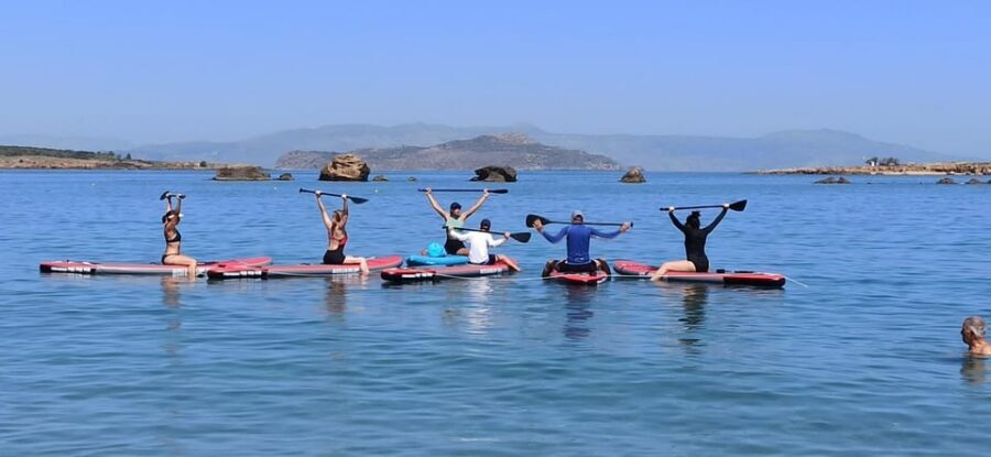 Chania: Morning or Sunset Stand-up Paddleboard Pilates - Meeting at Nea Chora Beach: Location and Setup in Chania