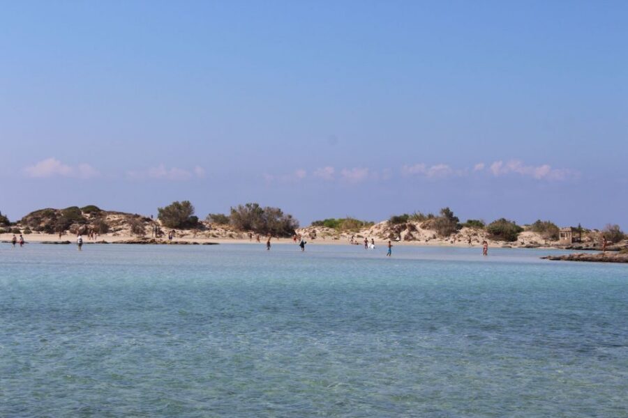 Chania & Rethymno: Elafonisi Beach with Transfer and Guide - Elafonisi Beach Time: Pink Sand, Dunes, and the Lagoon Walk