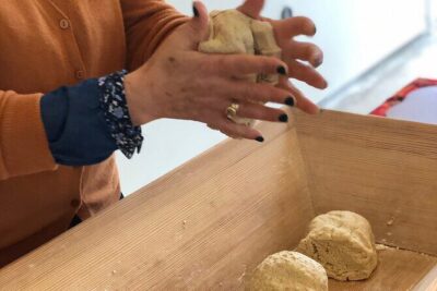 Chania Sourdough Bread Class - Olive Oil Tasting - Mixing sourdough: what you’re actually learning