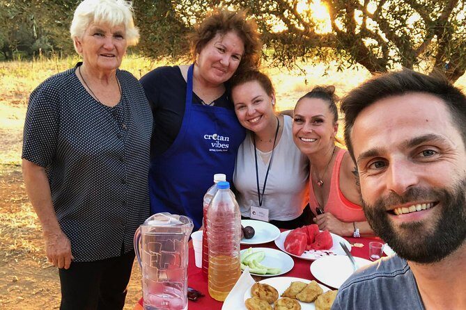 Cretan Farm Tour with Cheese-Making, Olive Oil Tasting & Picnic - Meet Mama Stela: the family meal part of the day