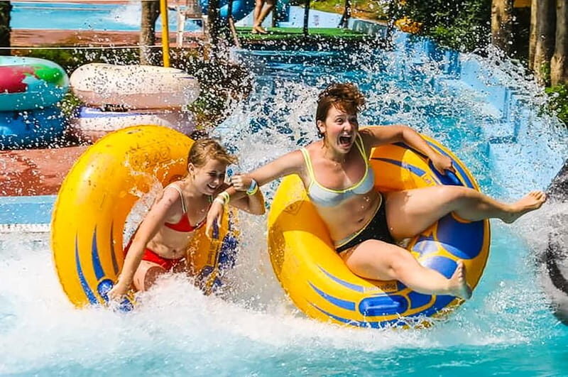 Crete: Acqua Plus Water Park Entrance with Transfer & Lunch - Slow it down: lazy river and hydromassage for recovery time