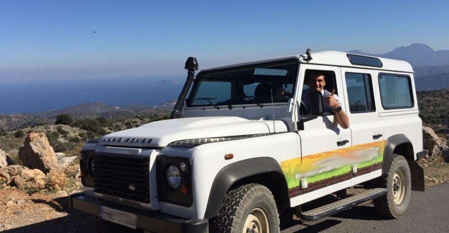 Crete: Land Rover Safari Through the Plateaus - Getting rolling in Kastamonitsa: breakfast, foothills, and real road time