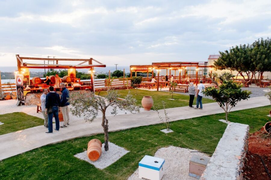 Crete: Olive Oil Factory Tour, Dinner & Traditional Dancing - Entering the olive oil world: virgin oil on factory grounds