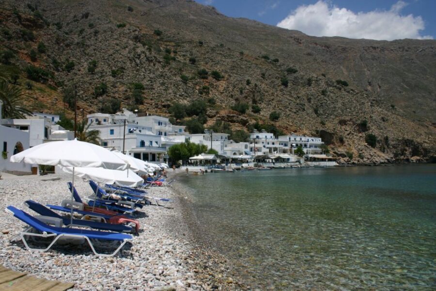 Crete: Roundtrip Boat Ride to Loutro with Hotel Transfer - Loutro Village: car-free wander time and how to spend it