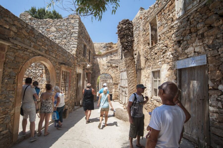 Crete: Spinalonga, Agios Nikolaos and Elounda with BBQ Lunch - Spinalonga Island guided tour: ruins with context, not just empty stone