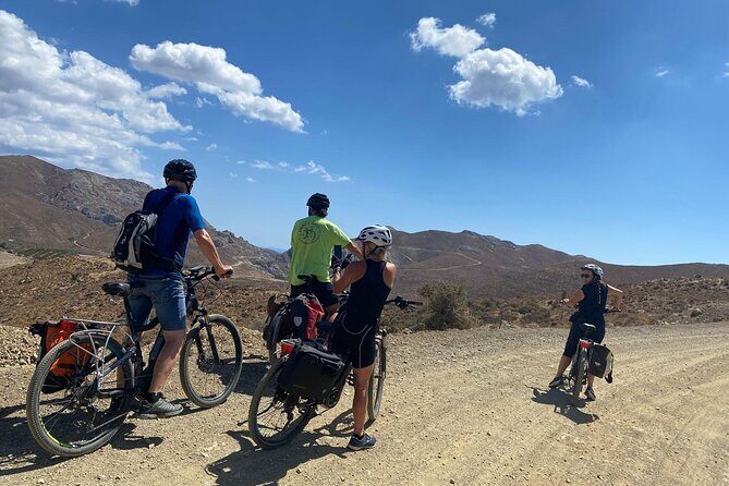 Discover the unknown side of Crete by E-Bike - Agios Myron at 440m: church, tomb, and the cave water stop