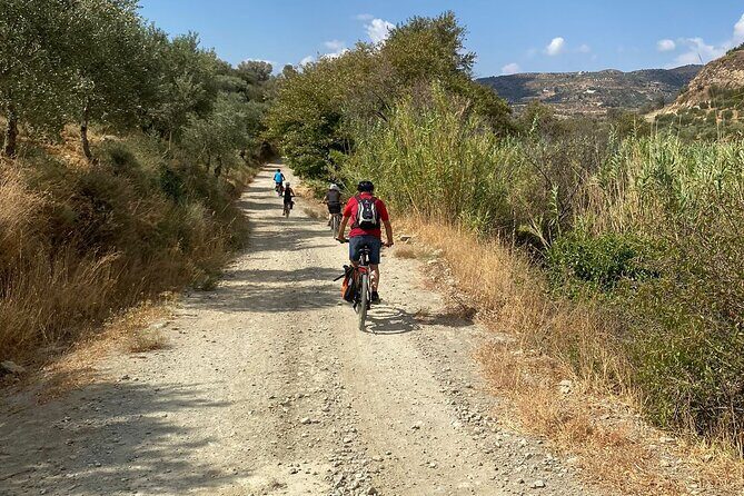 E-Bike Tour with Wine Tasting in Dafnes, Heraklion - The morning ride: Gournes, Athanati, Xirolia, and that uphill feel