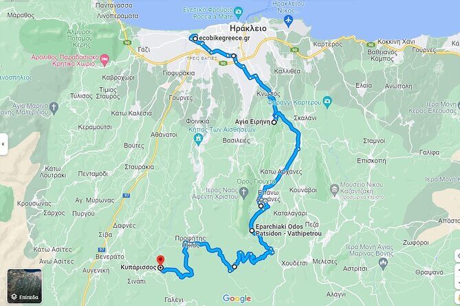 Ecobike All inclusive - 2 Day tour - Discover the real Crete - Knossos Palace Stop: Planning for Optional Tickets and Guided Time