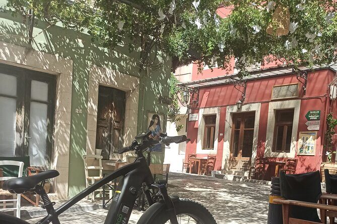 Ecobike-Knossos Palace-Wine tasting-Olive oil tasting - From ecobike start to a real working ride