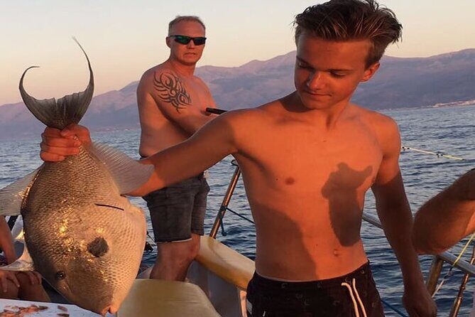 FISHING Trip 3h afternoon from Hersonissos CRETE - Price and what you actually pay: deposit now, balance before boarding
