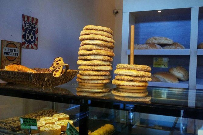Food Odyssey, A Historical Culinary Tour of Chania - Chania Town Hall to a coffee shop: olives, cheese, Byzantine bread, kalitsounia