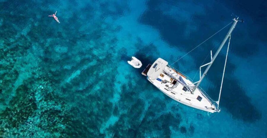 From Chania: Fully Private Sailing Cruise with Meal & Drinks - Chania sailing from Souda: the vibe before you even leave port