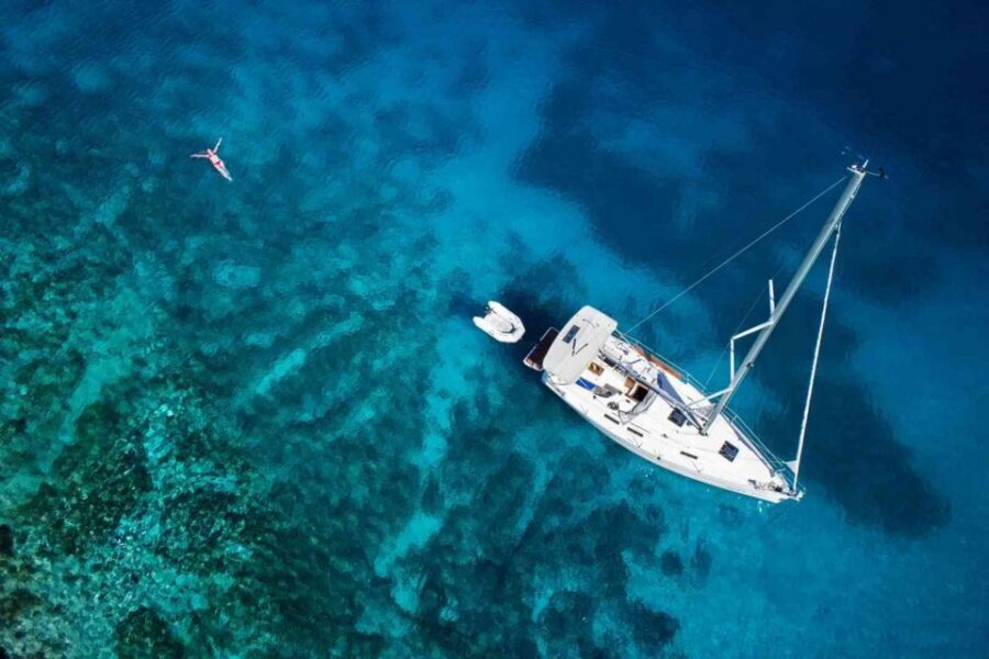 From Chania: Fully Private Sailing Cruise with Meal & Drinks - The route highlights: fort views, coastal villages, and White Mountains backdrops