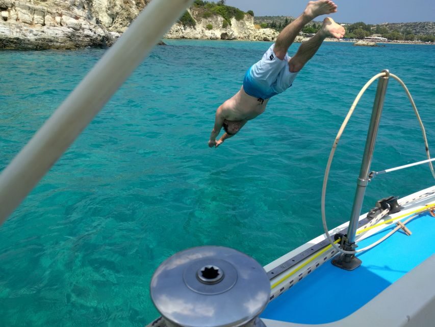 From Chania: Fully Private Sailing Cruise with Meal & Drinks - Lunch at Marathi Bay: the meal is part of the show