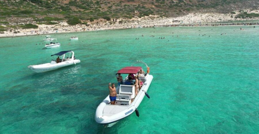 From Chania: Private Balos Bay & Gramvousa Island Boat Trip - Menies Beach Stop: Ancient Ruins With Swim-Time Minutes to Spare