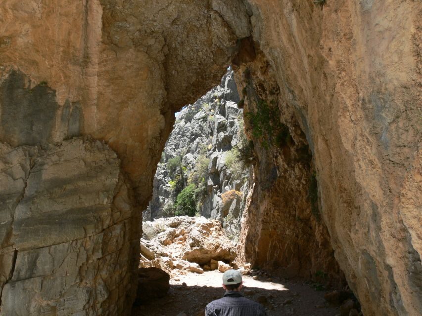 From Heraklion: Imbros Gorge and Libyan Sea Guided Day Trip - Imbros Gorge Walk: Narrow Passages, Famous Pinch Points, Real Footing
