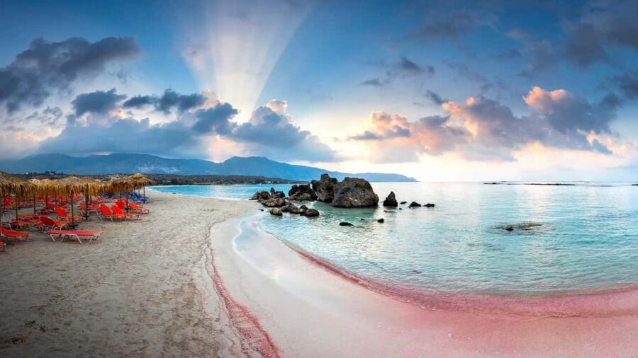 From KAVROS/GEORGIOUPOLIS : Elafonisi Island Pink Sand Beach - Stops Along the Way: Elos Coffee, Photos, and Scenic Views