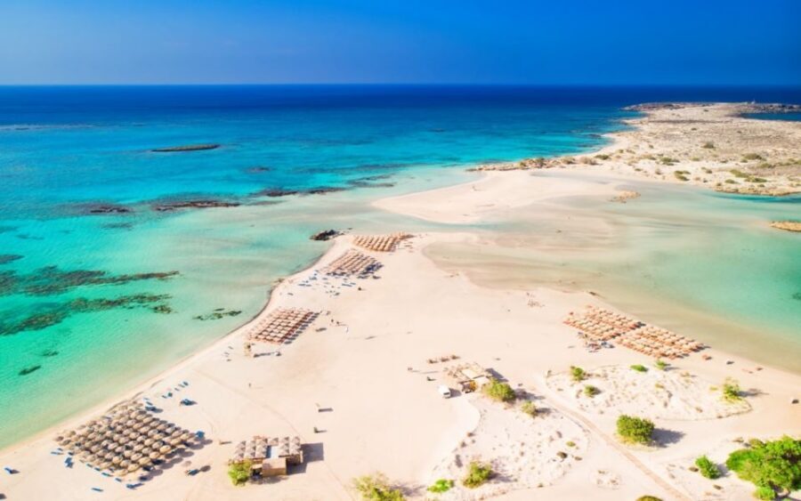 From Rethymno & Chania: Elafonisi Island Day Tour by Bus - The Main Attraction: Elafonisi’s Pink Sand and Shallow Lagoon