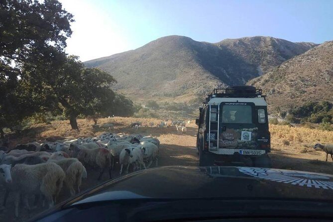 Half-Day Georgioupolis Off-Road Adventure with Meal - Stop 2 near Εμπρόσνερου: stone myths, a hidden church, and a near-intact tower