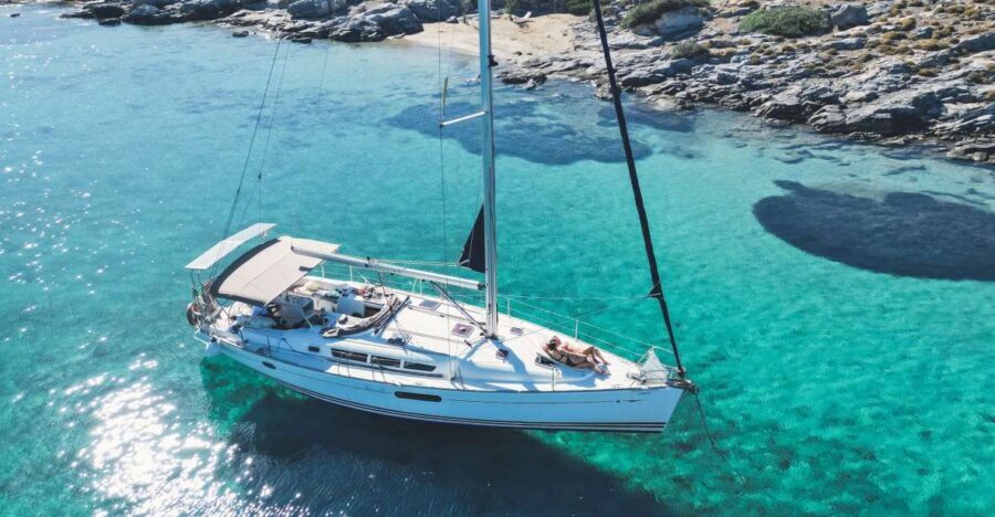 Heraklion: Dia Island Private Sailing Cruise with Full Meal - Meeting at Cafe Marina and getting underway fast