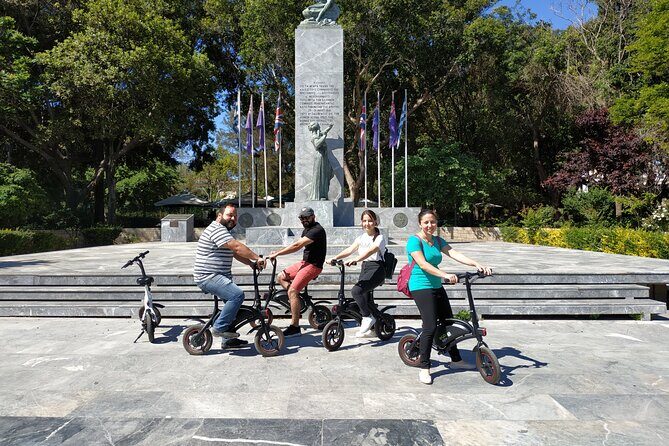 Heraklion Ecobike Tour & Cretan Wine Tasting Experience - 25th of August Street shops and the Loggia City-center feel