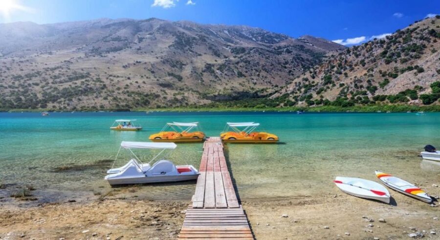 Lake Kournas: Pedal Boat Rental With Transfer - The Four-Hour Free Window: Walks, Swim Stops, and Lunch by the Water