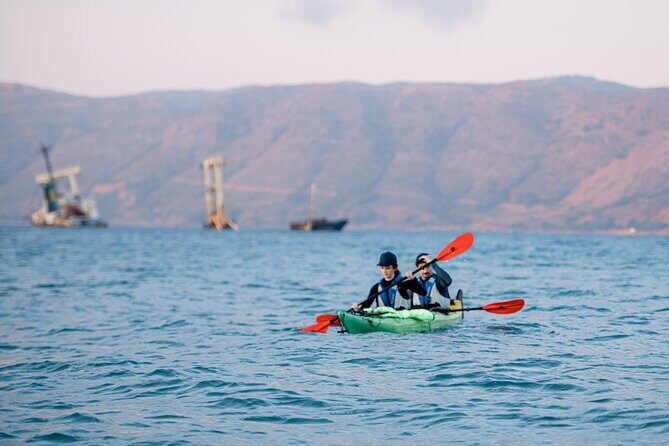 Morning Kayak Tour to Kissamos Bay Shipwreck & Exclusive Beach - The Sea Cave Return: Birds in the Background, Kayak in the Foreground