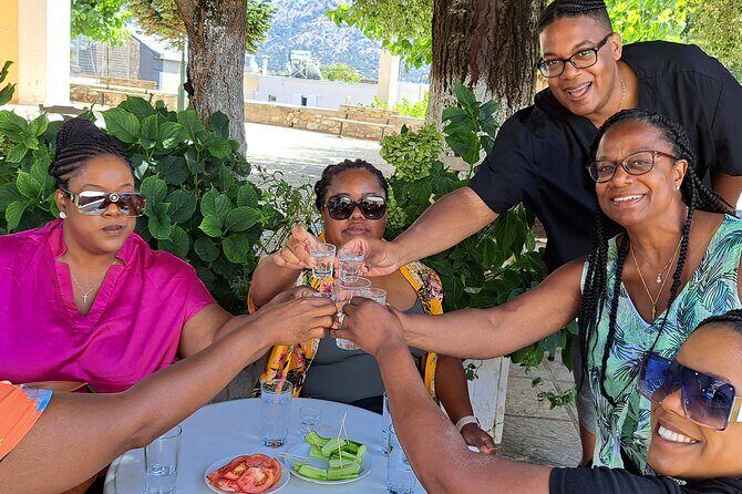 Private Tour-Knossos Palace Zeus Cave&Olive Oil Mill from Elounda - Krasi plane tree in the village square: the quick stop that feels like a pause
