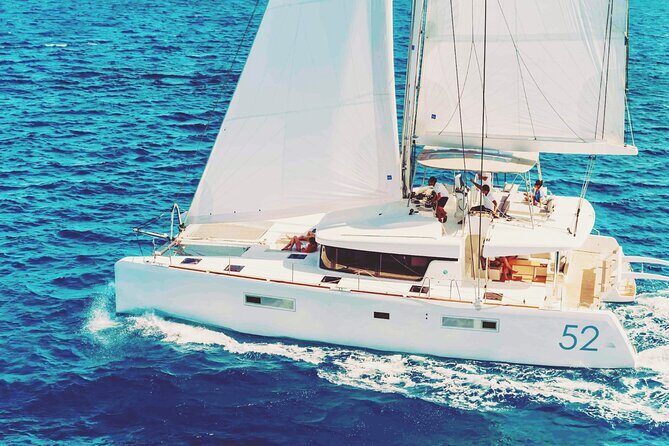 Rethymno: Private Catamaran Cruise with Lunch and Drinks - The deck vibe: photos, soft music, and free WiFi