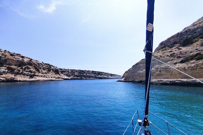 Sailing in South Crete with transfer from Matala & Ag. Galini - Crew energy: friendly, practical, and tuned to your day