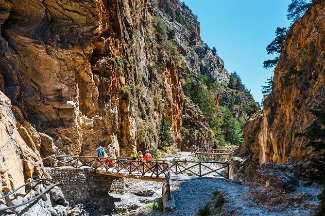 Samaria Gorge Tour from Chania - The Longest Gorge in Europe - The gorge hike: 16 km of rugged limestone and careful footing