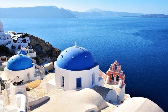 Santorini Full-Day Tour from Heraklion Crete - Firostefani and the Blue Dome: quick, classic, and very photogenic