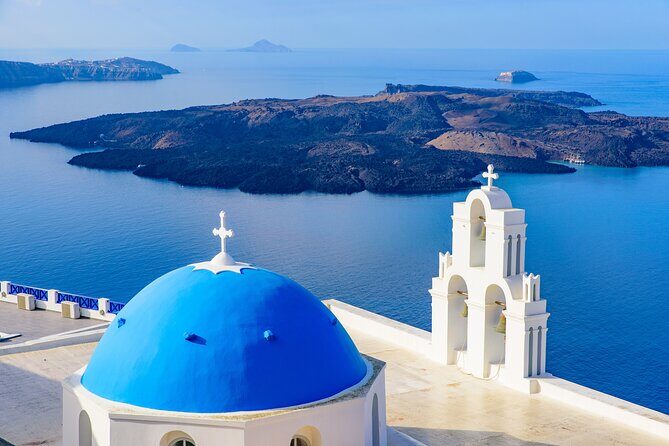 Santorini Full-Day Tour from Heraklion Crete - Red Beach: volcanic color without the whole-day detour