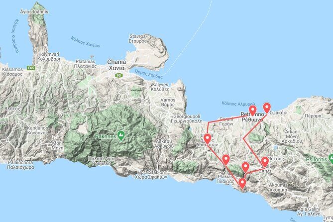 Secrets of West Crete & Rethymno Town Private Tour from Heraklion - Kourtaliotiko Gorge and Kotsifou Canyon: wild nature in a tight window (45 minutes)