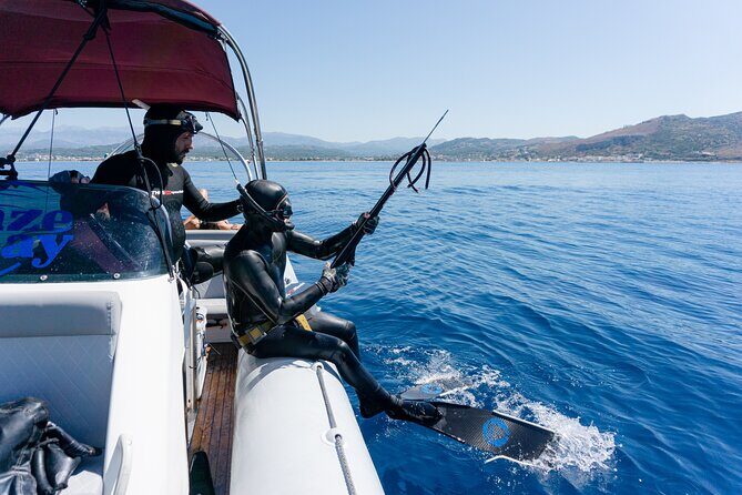 Spearfishing in Chania, Crete (price is per group) - Getting There: The Defkalionos 425 Meeting Point