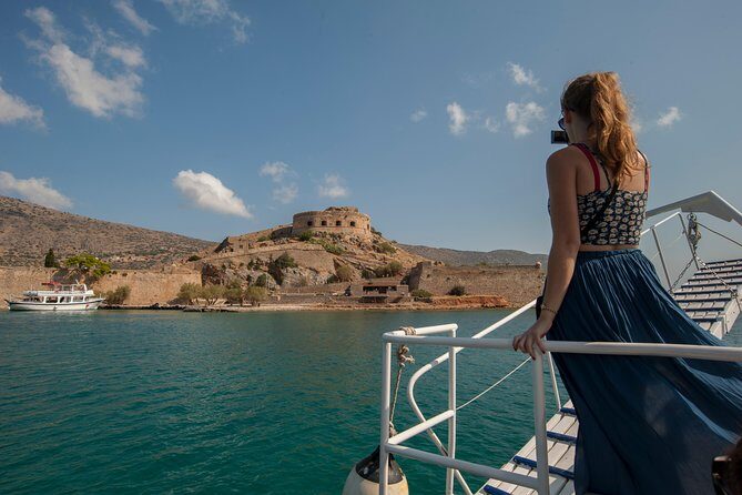 SPINALONGA, Elounda, Kolokitha, Ag. Nicolaos - Boat time and Kolokithia Beach BBQ: what the extra ticket really buys
